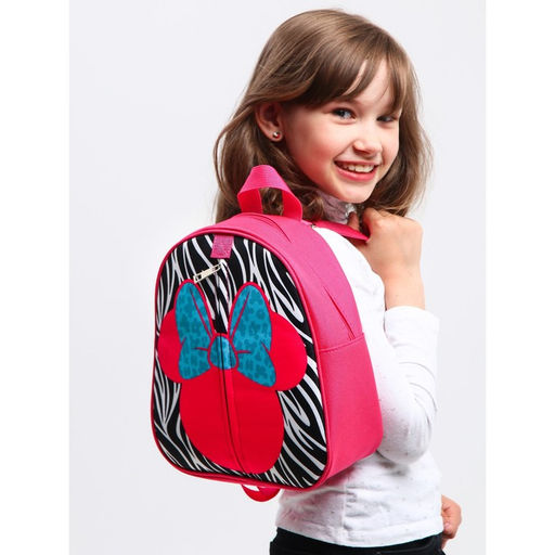 Рюкзак детский для девочки, на молнии, розовый, 23?27 см, Минни Маус - Disney фото 4