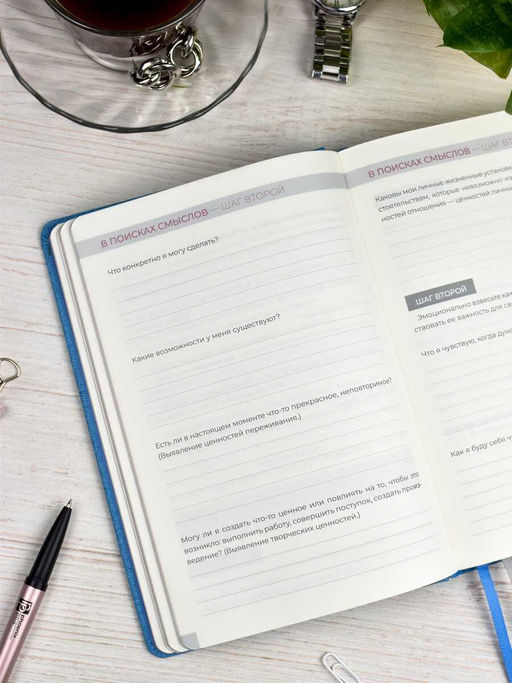 Ежедневник недатированный ESCALADA, А5, 160 л., арт. 63971/ 15 5 ШАГОВ К СЧАСТЬЮ  фото 29