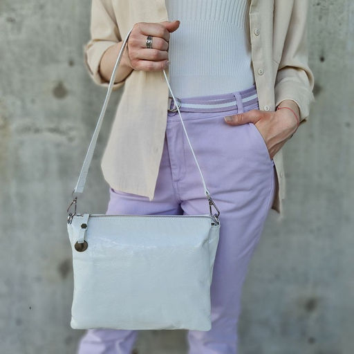 Женская кожаная сумка через плечо с тремя отделениями 0101-3 - Cidirro фото 4