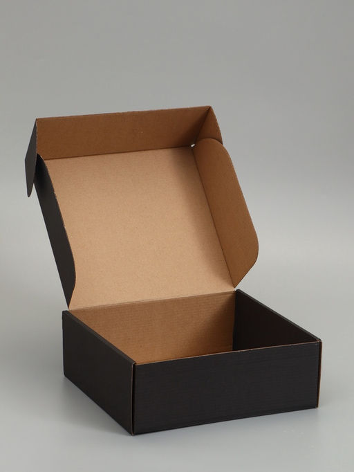 Цена за 2 шт. Коробка самосборная, черная, 26 х 24 х 10 см