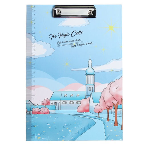 Планшет с прижимом формат А4 картон Пейзаж, МИКС - Calligrata фото 2