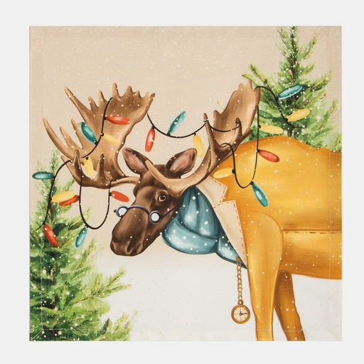 Набор салфеток сервировочных «Этель» Noble Christmas, 4 шт., бежевые, 40×40 см