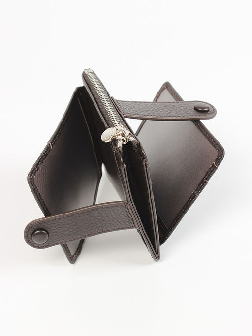 LACCOMA кредитница LA-6525-темно-коричневый натуральная кожа фото 4