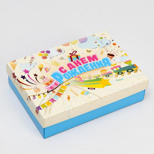 Цена за 5 шт. Подарочная коробка сборная Детская, 21 х 15 х 5,7 см - UPAK LAND фото 2