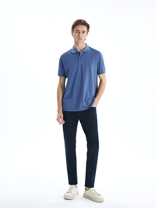 Polo Yaka K?sa Kollu Pike Erkek Ti??rt