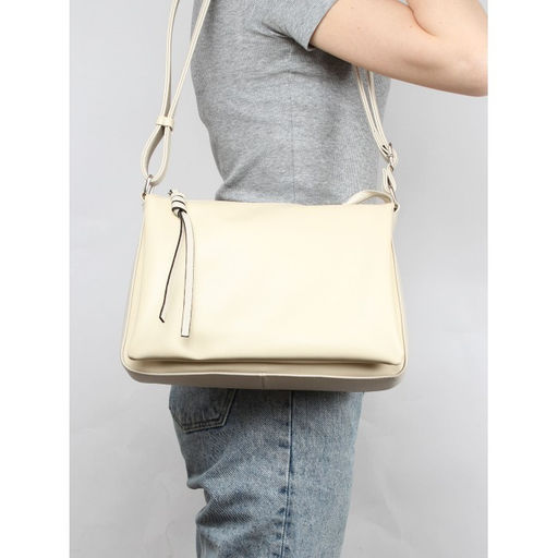 Сумка женская искусственная кожа ADEL-230/4в/ММ, 5отд. плеч/рем. бежевый св 261236 - Adelia фото 5