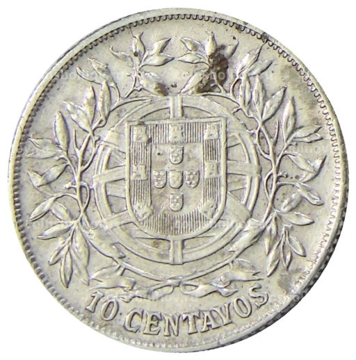 10 сентаво 1915 года Португалия