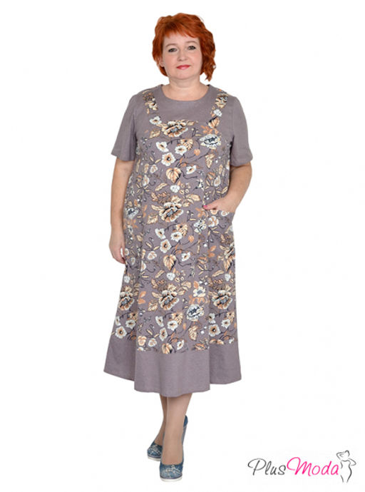 Платье Модель №1223 размеры 44-84 - Plusmoda фото 6