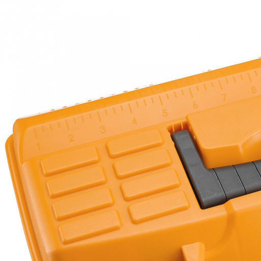 Контейнер-ящик для инструментов пластмассовый "Титан 16" 41х20х21,5см, черный с желтым (Россия)