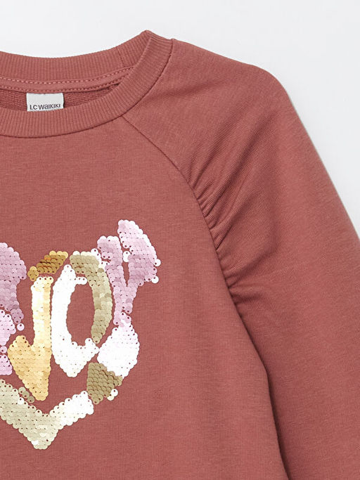 Bisiklet Yaka K?z ?ocuk Sweatshirt - Waikiki фото 2