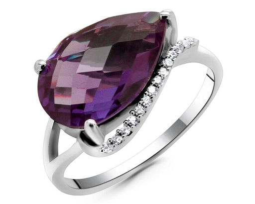 Кольцо из серебра синт.александрит, Грацио