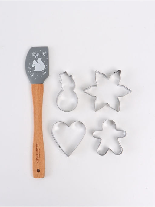 Формы для выпечки новогодние «Уютные истории», 4 шт. + лопатка