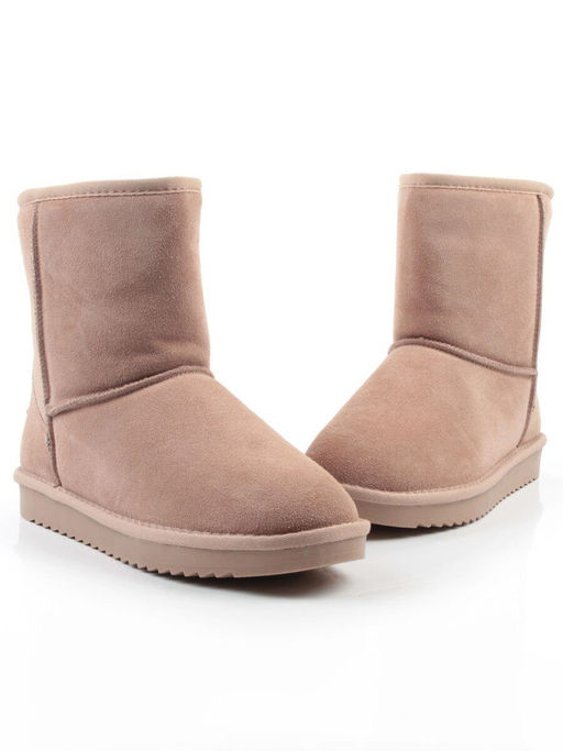 04-PAYH01-2Z BEIGE Угги женские (натуральная замша, 100% шерсть)