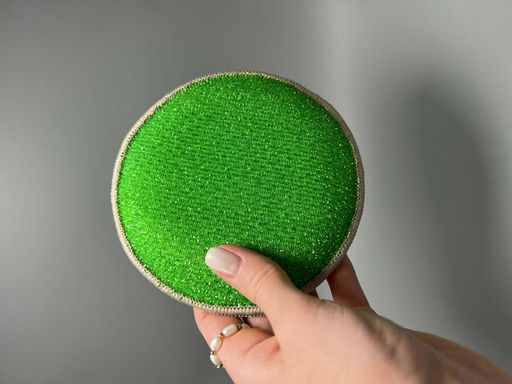 Спонж для мытья посуды Sparkle (Зеленое яблоко) - Wai ora фото 6