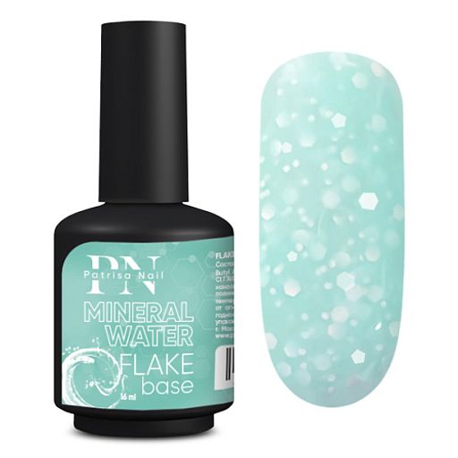 FLAKE base Mineral Water голубая база с белыми шестигранниками NEW