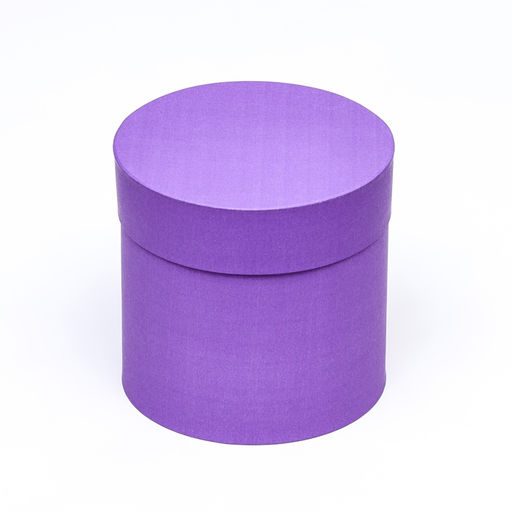 Набор шляпных коробок 5в1, темная лаванда, 23 х 23 - 15 х 15 см - Simaland фото 4