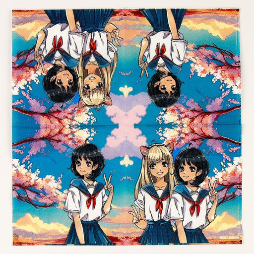 Цена за 4 шт. Салфетки бумажные 25×25 см «Девочки», набор 20 шт.