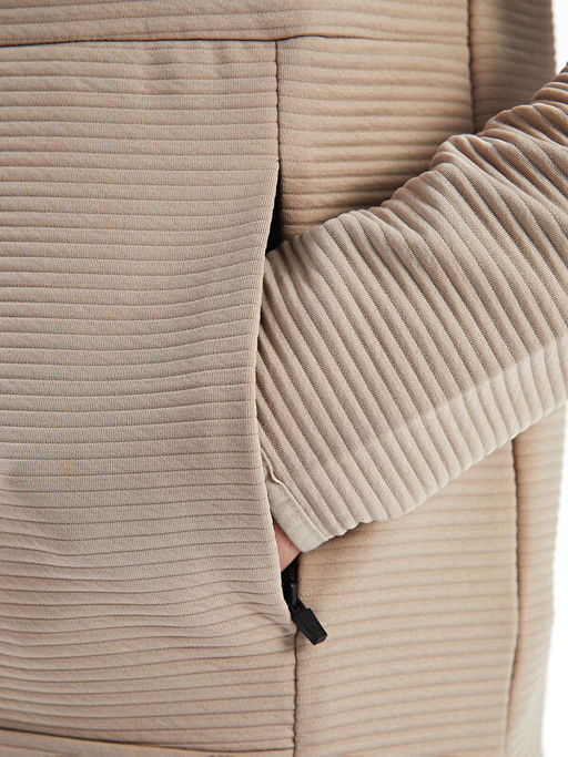 Kap??onlu Uzun Kollu Erkek Fermuarl? Sweatshirt - Waikiki фото 3