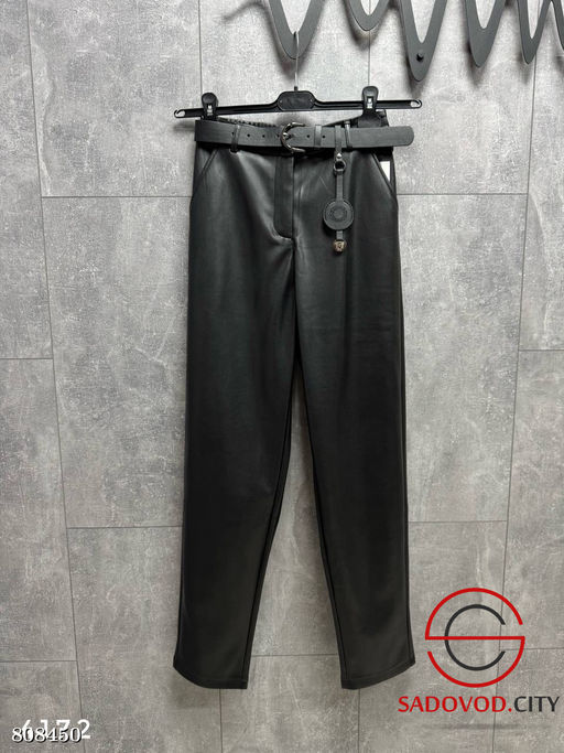 Брюки матовая экокожа утепленные - Bruno фото 5