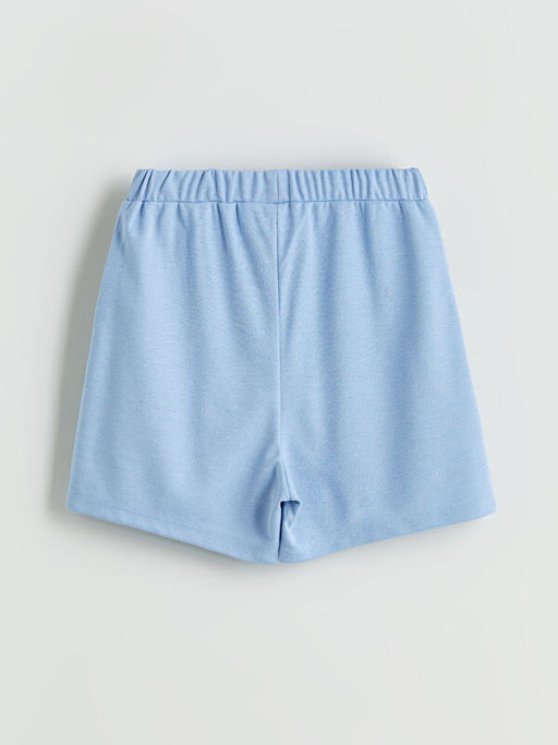 Stitch Bask?l? K?z ?ocuk ?ort Etek