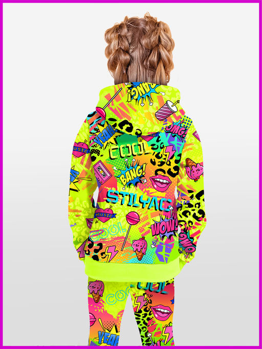 Толстовка "Yupi Cool",лайм