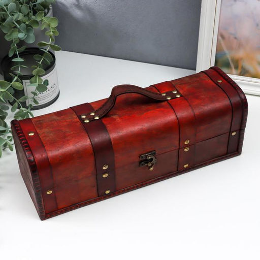 Шкатулка подарочная под бутылку «Средневековье», дерево, 11.5×34.5×13 см