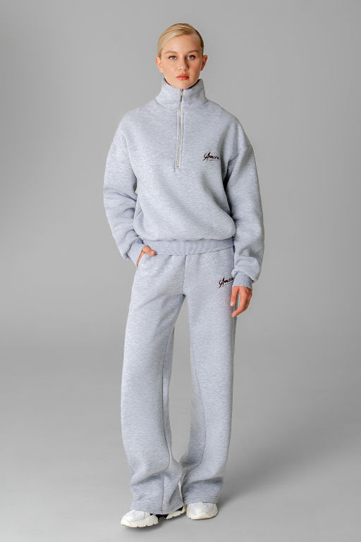 Арт. 2915 Костюм с начесом женский 44-52 (5 шт) Цвет:серый