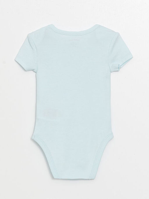 Bisiklet Yaka K?sa Kollu Bask?l? Erkek Bebek ??t??tl? Body - Waikiki фото 2