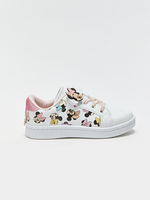 Minnie Mouse Bask?l? S?n?f?n Y?ld?z Sporcusu Spor Ayakkab?s?