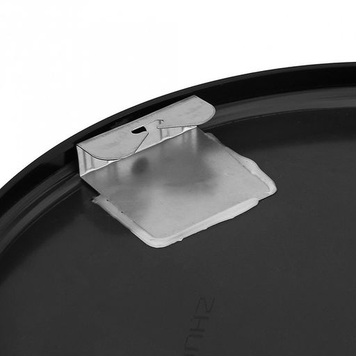 Зеркало настенное, интерьерное д80см, алюминиевая рама ширина 2,7см, цвет - черный (Китай)