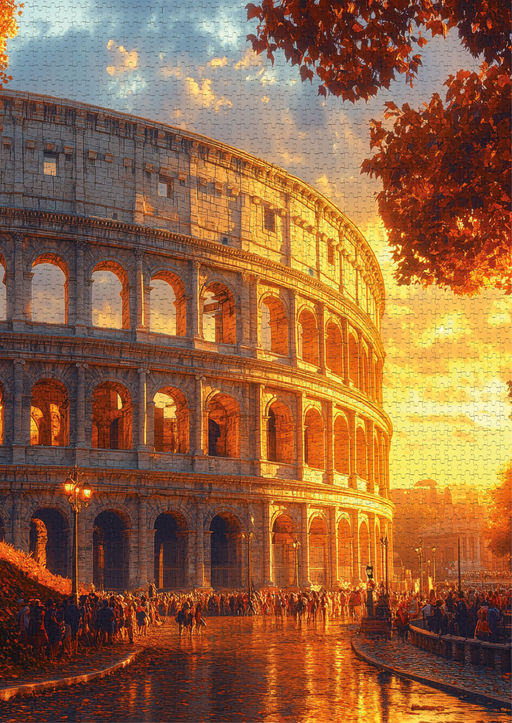 ФРЕЯ Пазл 2000 элемент. PZL-2000/41 Колизей на рассвете