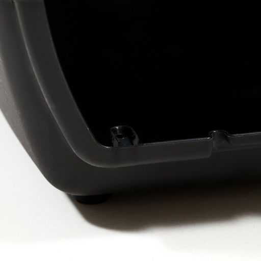 Переноска для животных с откидной прозрачной крышей 48х33х29,5 см, серая - Пижон фото 7