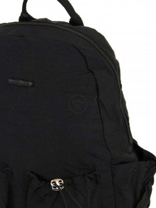 Рюкзак жен текстиль CF-835, 1отд, 2внут+5внеш/ карм, черный SALE 262316 - Adelia фото 4