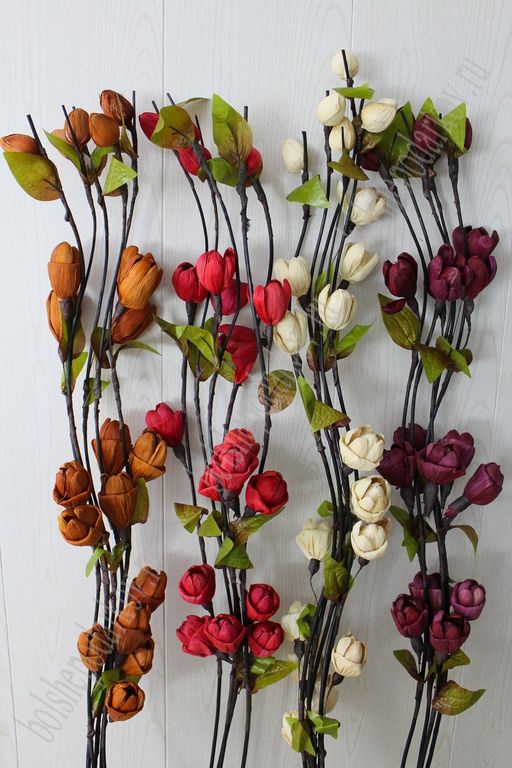 Веточки 5 шт. Сухоцвет бутон (SF-1119) в ассортименте