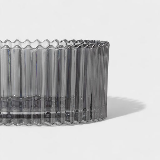 Сахарница Доляна «Царская», 250 мл, 10.5×13 см, стекло, серая