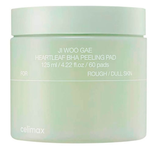 Celimax Ji Woo Gae Heartleaf BHA Peeling Pad 2ea - Тонизирующие пилинг-пэды с BHA-кислотой