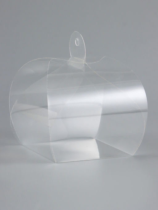 Цена за 5 шт. Складная прозрачная коробка из PVC, для упаковки подарков, 7?7?7 см
