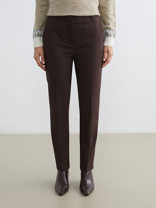 Y?ksek Bel Kad?n Cigarette Pantolon