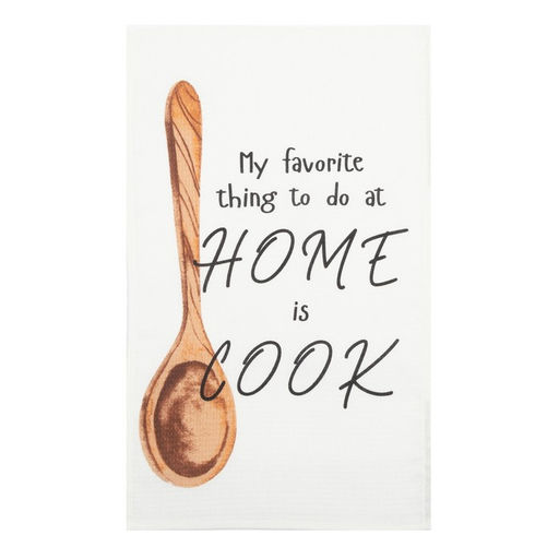 Набор кухонных полотенец Доляна Happiness, 35?60 см -4 шт., 100% хлопок, вафля 160 г/м?