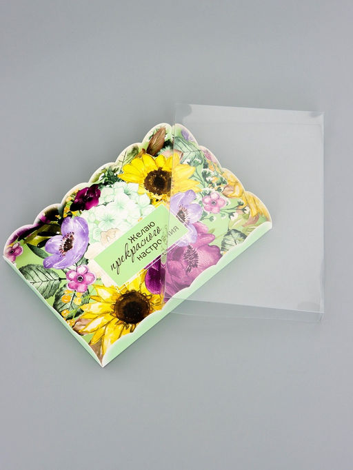 Цена за 5 шт. Коробка для печенья, Комплимент, 22?15?3 см