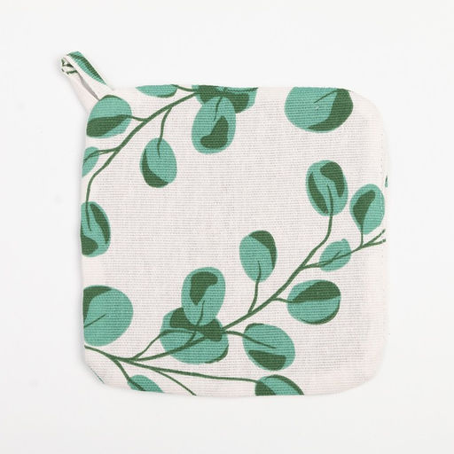 Прихватка Доляна Эвкалипт 19х19 см, 100% хлопок, ватин 250 г/м2  фото 2