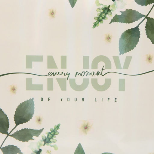 Пакет ламинированный Наслаждайся моментом, радужная голография, MS 18 х 23 х 10 см - Дарите счастье фото 4