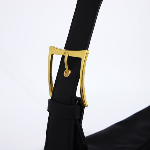 Сумка-мешок на молнии цвет чёрный - Simaland фото 4