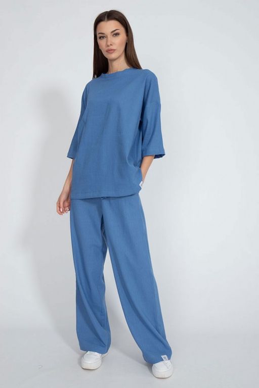 Льняная туника 4075 - Kivviwear фото 2