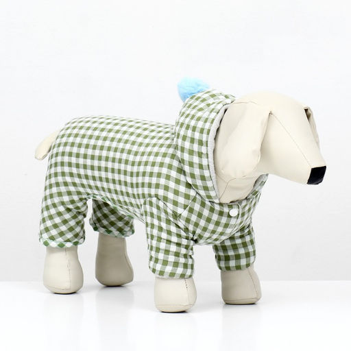 Комбинезон Пудра, размер M (ДС 29 см, ОШ 33 см, ОГ 45 см) бежевый/зелёный - Simaland фото 2