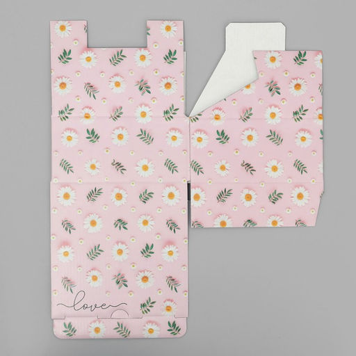 Коробка подарочная складная, упаковка, «Love», 15 х 15 х 7 см