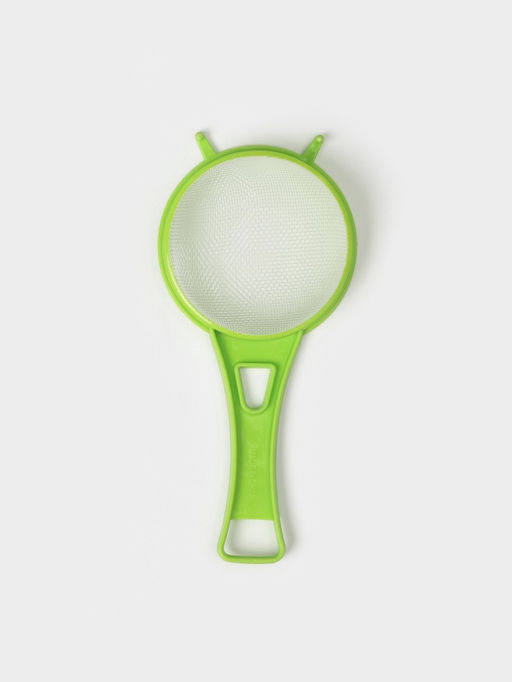 Цена за 2 шт. Сито пластиковое круглое с ручкой Доляна, d=9 см, цвет МИКС  фото 4