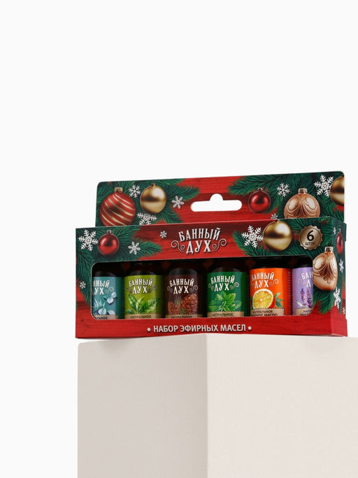 Эфирное масло, набор 6 шт. ? 10 мл, Банный дух