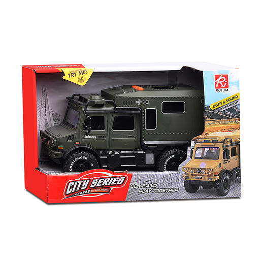 Машина "Armored car" (свет, звук) в коробке