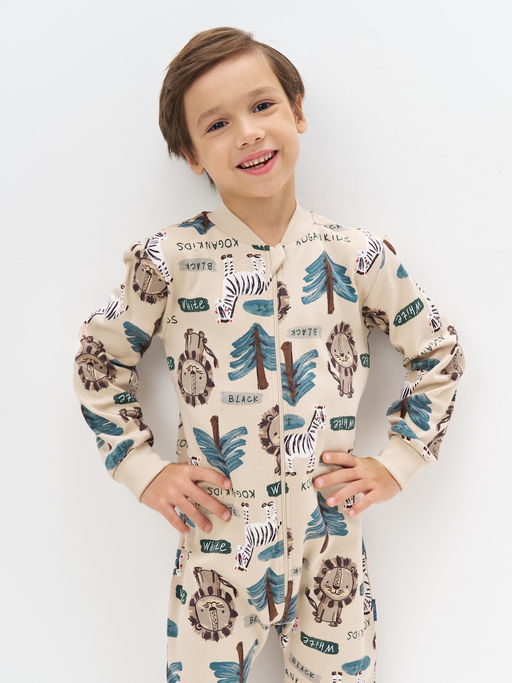 Комбинезон для сна для мальчика Сафари - Kogankids фото 19